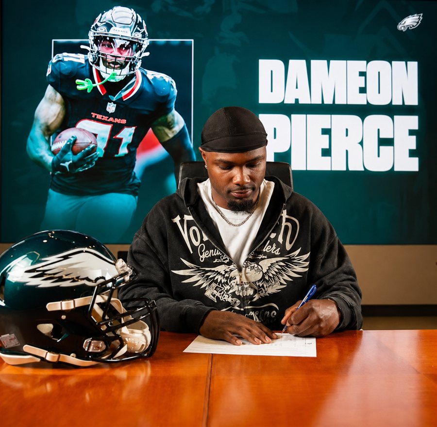 OTG client Dameon Pierce signing with the Philadelphia Eagles